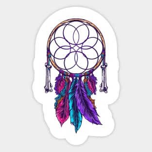 feather ornaments Sticker